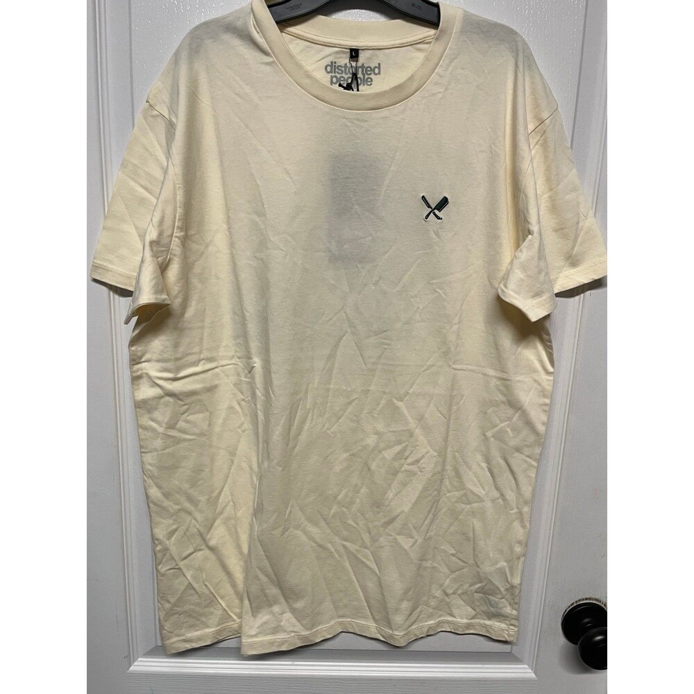 Distorted People Vita Villa Crew Neck T-Shirt Off White Men’s Large NWT